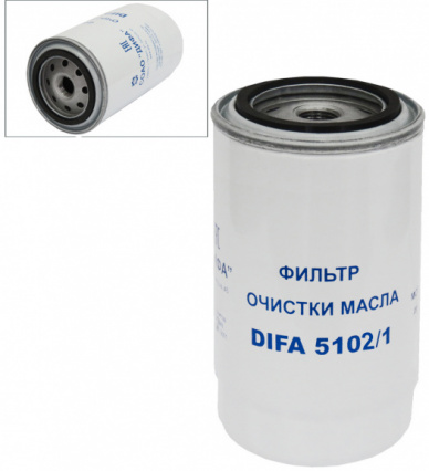 DIFA 5102/1, Фильтр масляный